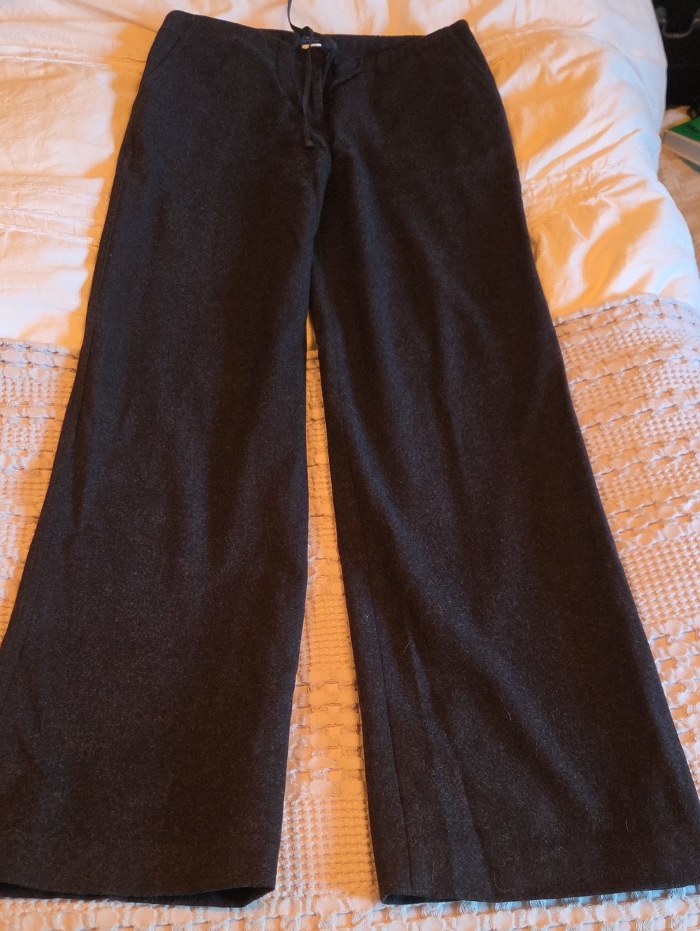 J. Crew Black Stretch Wool Pants Size 6tall